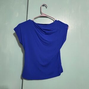 SHEIN Royal Blue Crop Top